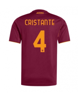 AS Roma Bryan Cristante #4 Maglia Gara Casa Repliche 2025-26 Maniche Corte